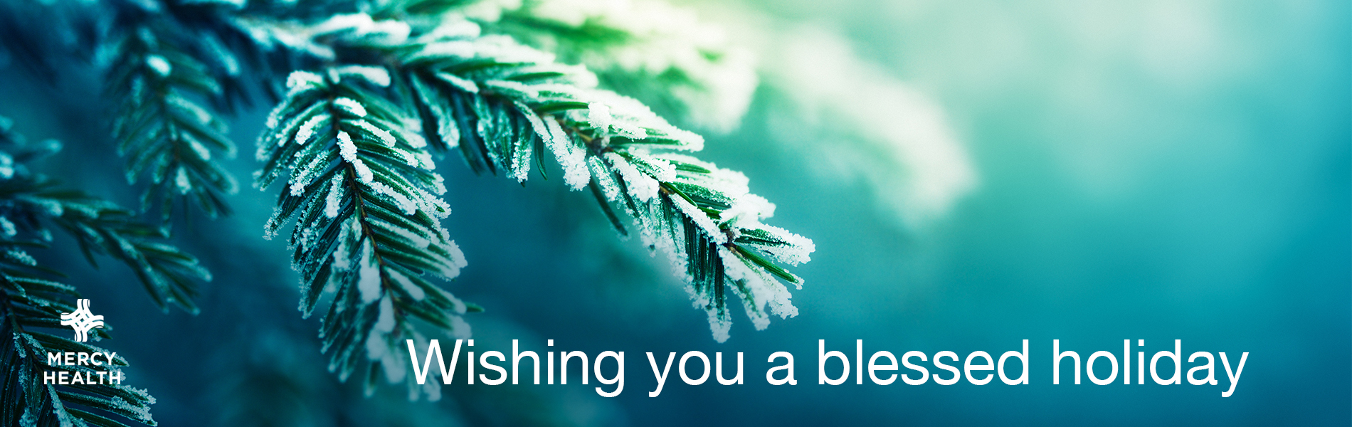 wishing you a blessed holiday from mercy health