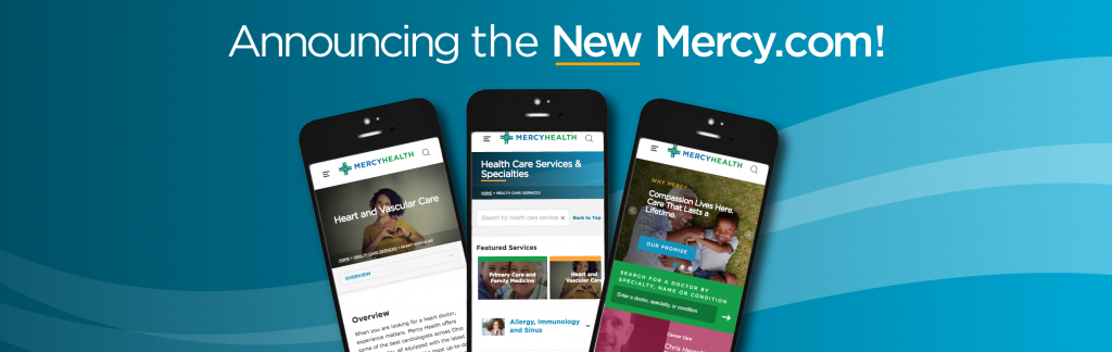 Mercy Health Announces New Website | Mercy Health Blog