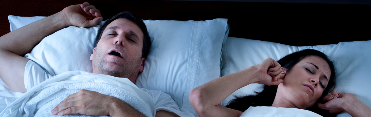 man sleeping with mouth open - sleep apnea
