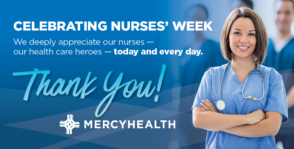 National Nurses' Week thank you graphic