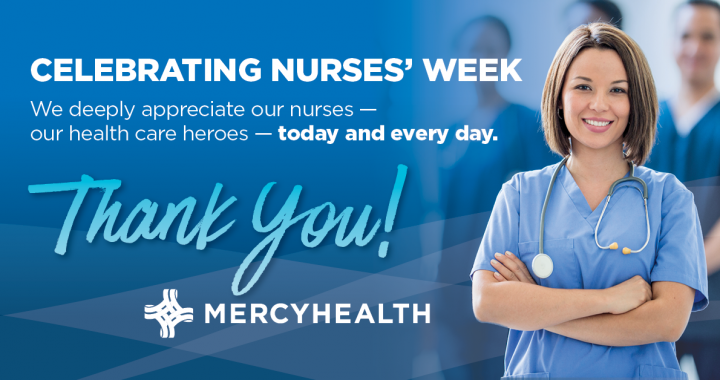 National Nurses' Week thank you graphic