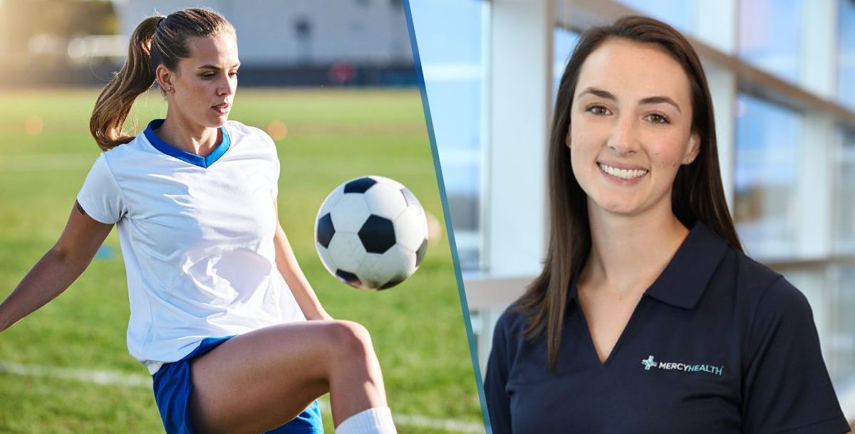 female athlete health, mercy health cincinnati