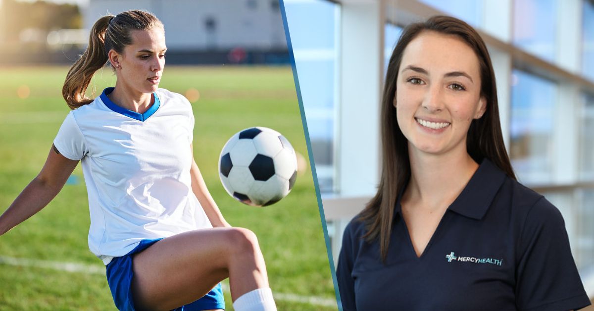 female athlete health, mercy health cincinnati